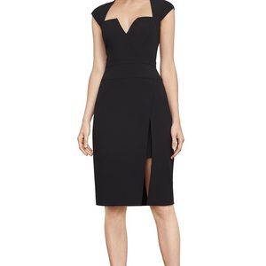 BCBG Moss Sleeveless Structured Short Dress-size 4